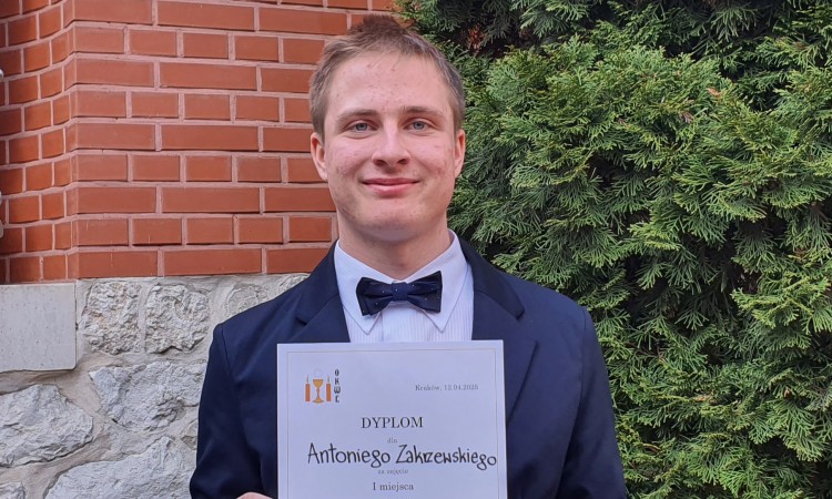 Antoni Zakrzewski z tytułem laureata